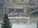 Επέλαση του χιονιά την Κυριακή στη Θράκη