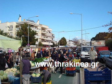 Αναστολή λειτουργίας λαϊκών αγορών σε Αλεξανδρούπολη και Ορεστιάδα