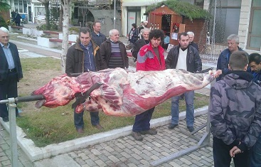 μοσχάρι σούβλα