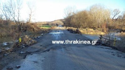 γέφυρα πλημμύρες
