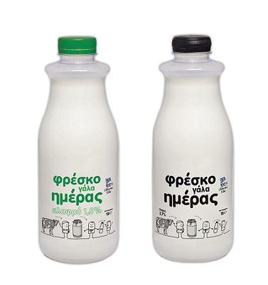 φρέσκο γάλα ημέρας