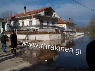 Καστανιές πλημμύρα