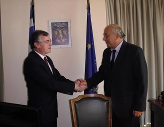 Με τον υφυπουργό εξωτερικών συναντήθηκε ο Άκης Γεροντόπουλος
