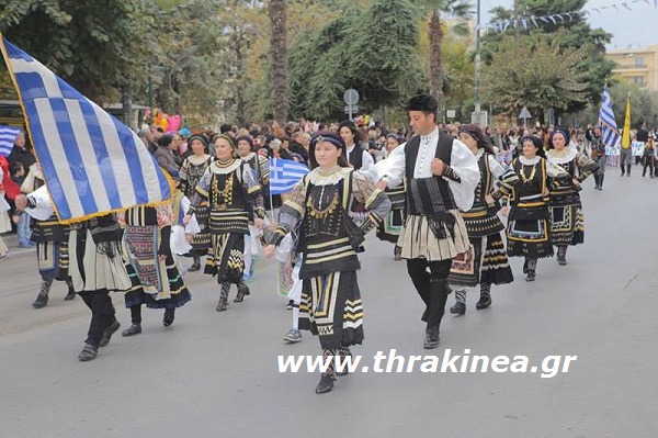 Στιγμιότυπα από την παρέλαση της Αλεξανδρούπολης