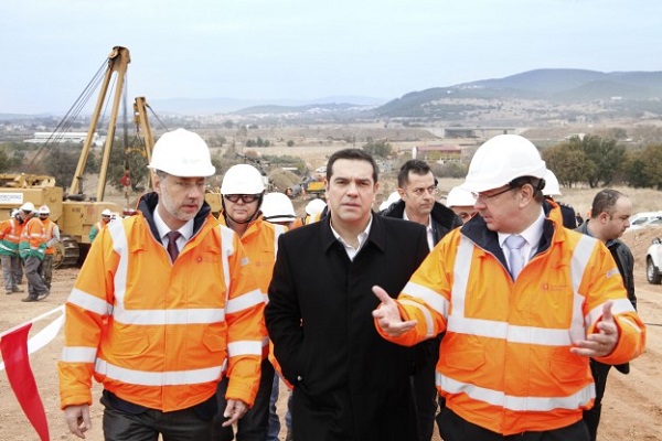Ο Πρωθυπουργός Αλέξης Τσίπρας επισκέφτηκε τις εργασίες του ΤΑΡ στην Αλεξανδρούπολη