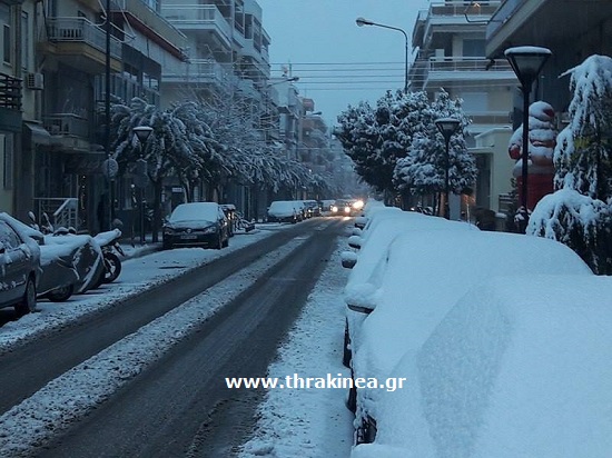 χιόνι Αλεξανδρούπολη