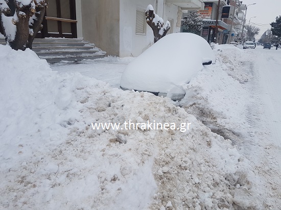 χιόνι αυτοκίνητο