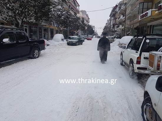 χιόνι παπάς
