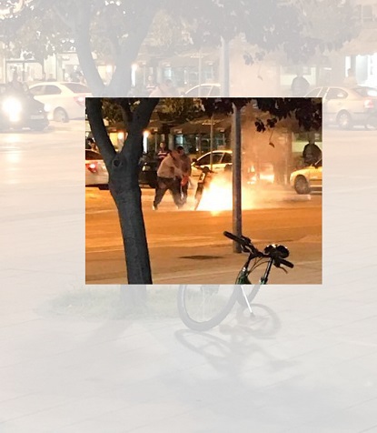 φωτιά μηχανάκι