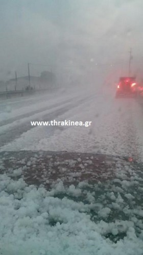 Και τώρα «αγώνας»…για την καταγραφή της ζημιάς απο το χαλάζι στον β. Έβρο