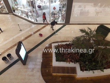 Βίντεο: πλημμύρισε το καινούριο εμπορικό της Αδριανούπολης