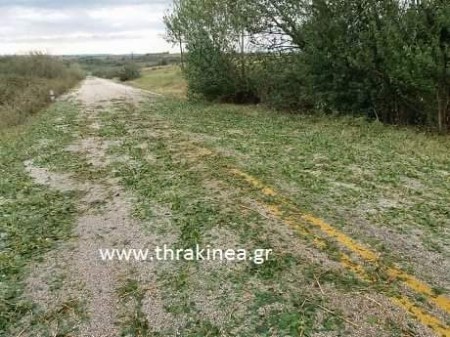 χαλάζι δρόμος κακοκαιρία