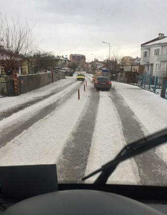 Άσπρισε η Αδριανούπολη από το χαλάζι