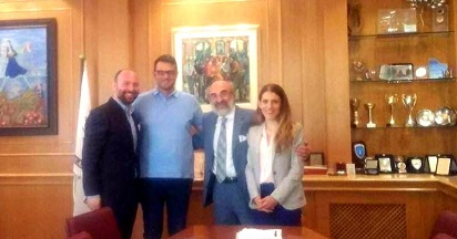Συνάντηση του δημάρχου Αλεξανδρούπολης με την υπεύθυνη κοινωνικής εταιρικής ευθύνης του ΤΑΡ