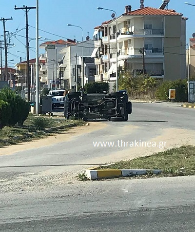 Τώρα: Τροχαίο στο βόρειο κόμβο Διδυμοτείχου