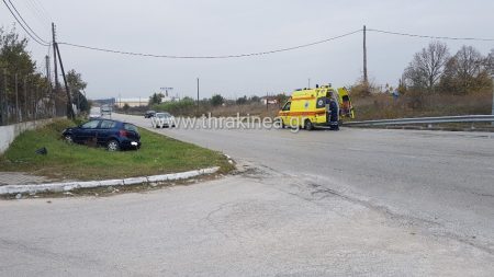 Τώρα: Τροχαίο με τραυματισμούς στο βόρειο κόμβο Ορεστιάδας