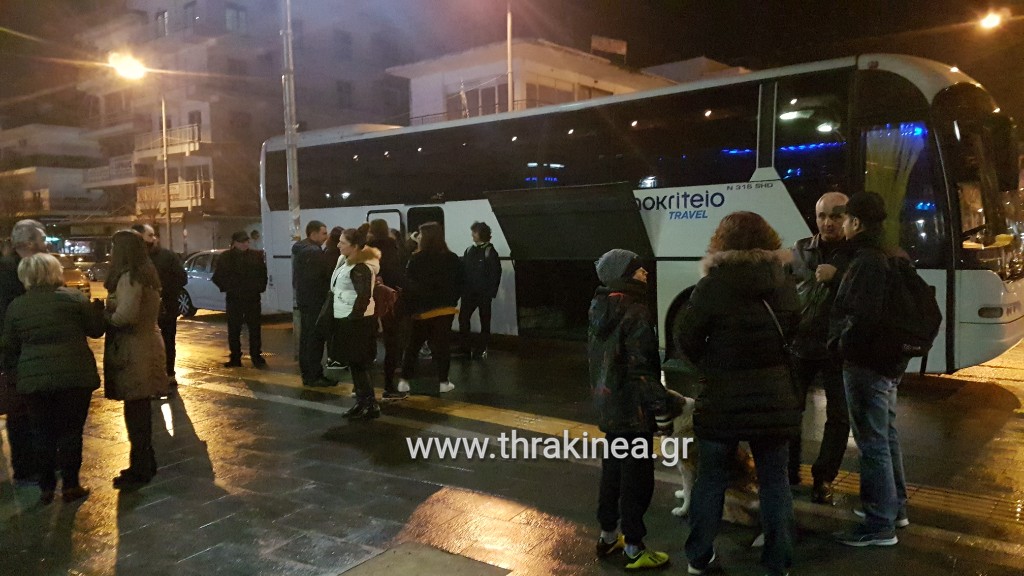 Βίντεο: Ξεκίνησε το λεωφορείο από την Ορεστιάδα για το συλλαλητήριο