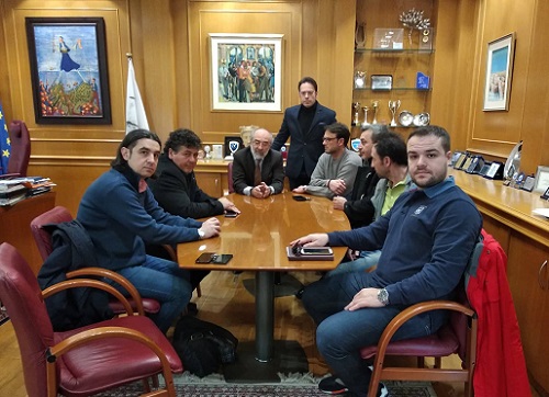 Συνάντηση του δημάρχου Αλεξανδρούπολης με τα μέλη του ΔΣ του συλλόγου καταστημάτων καφέ και εστίασης