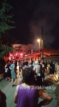 Καστανιές: Ηλικιωμενη σώθηκε απο φλεγόμενο σπίτι