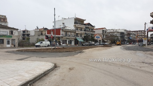 Οι τελευταίες λεπτομέρειες στον κυκλικό κόμβο της Ορεστιάδας