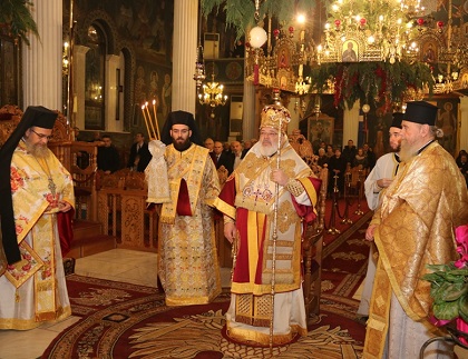 Χριστουγεννιάτικη λειτουργία στην Ορεστιάδα