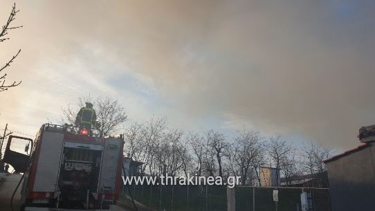 Τώρα: Καίγεται σπίτι στην Ορεστιάδα