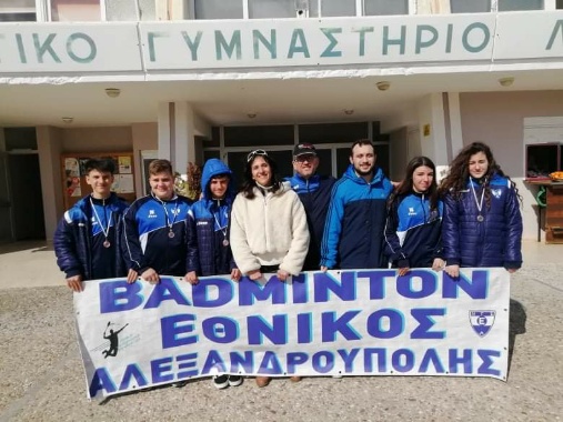 Τέσσερα χάλκινα μετάλλια για το badminton του Εθνικού