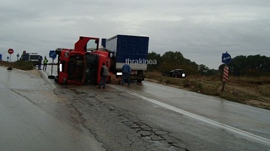 Βίντεο και φωτογραφίες από το τροχαίο στους Ψαθάδες Διδυμοτείχου