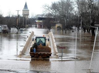 Πλημμυρισμένη η Αδριανούπολη