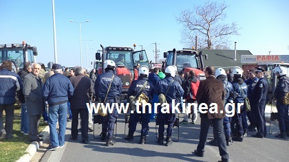 Αλεξανδρούπολη: Σοβαρά επεισόδια μεταξύ αστυνομίας και αγροτών Αλεξανδρούπολη: Σοβαρά επεισόδια μεταξύ αστυνομίας και αγροτών