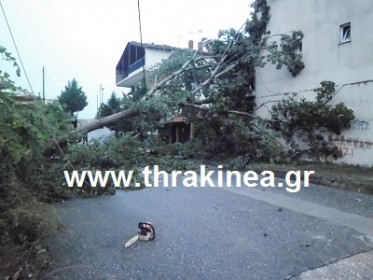 Καταστροφές στο βόρειο τμήμα του Έβρου Καταστροφές στο βόρειο τμήμα του Έβρου