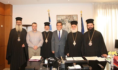 Με τον υφυπουργό παιδείας συναντήθηκαν οι μητροπολίτες της Θράκης Με τον υφυπουργό παιδείας συναντήθηκαν οι μητροπολίτες της Θράκης