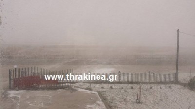 Αλεξανδρούπολη: Δεν κατάφερε να την ασπρίσει ακόμη Αλεξανδρούπολη: Δεν κατάφερε να την ασπρίσει ακόμη