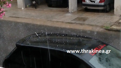 Χαλαζόπτωσεις στον Έβρο