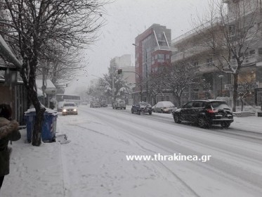 Φωτορεπορτάζ στην χιονισμένη Αλεξανδρούπολη Φωτορεπορτάζ στην χιονισμένη Αλεξανδρούπολη