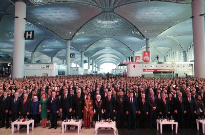 Εγκαινιάστηκε το νέο αεροδρόμιο της Κωνσταντινούπολης Εγκαινιάστηκε το νέο αεροδρόμιο της Κωνσταντινούπολης