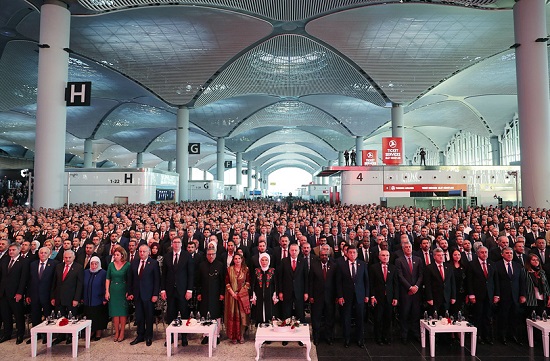 Εγκαινιάστηκε το νέο αεροδρόμιο της Κωνσταντινούπολης