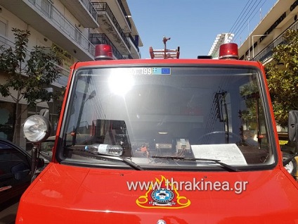 Αλεξανδρούπολη: Υλικές ζημιές από φωτιά σε διαμέρισμα