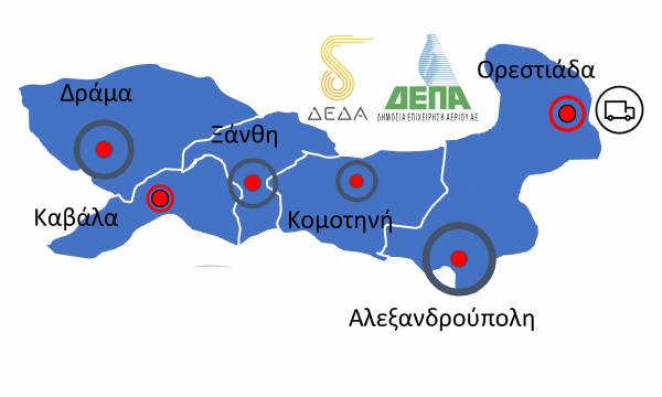 Ξεκινά η κατασκευή του δικτύου φυσικού αερίου σε Αλεξανδρούπολη, Κομοτηνή, Ξάνθη και Δράμα – Ακολουθούν Καβάλα και Ορεστιάδα