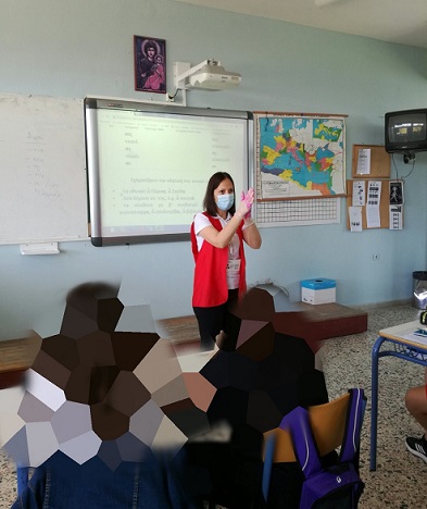 Ενημέρωση για τη σωστή ατομική υγιεινή σε μαθητές από τον Ερυθρό Σταυρό Αλεξανδρούπολης