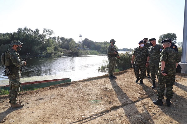 Επίσκεψη του αρχηγού ΓΕΕΘΑ στον Έβρο