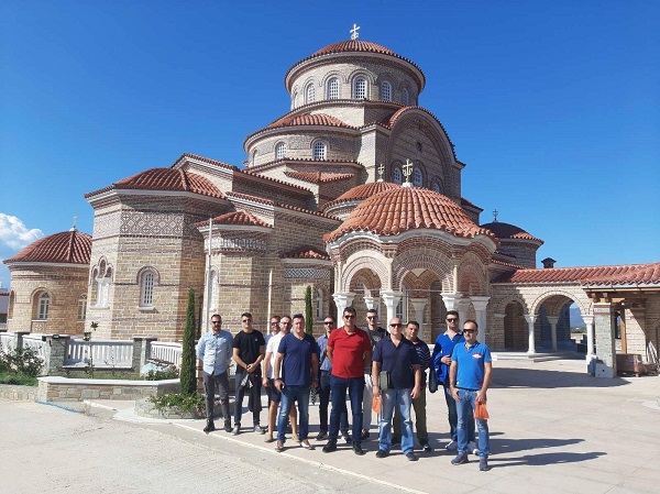 Στο μοναστήρι της Παναγίας στη Μάκρη η διμοιρία από τη Λάρισα