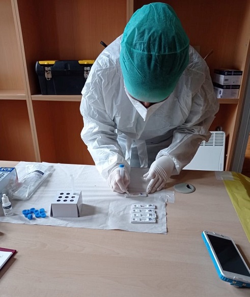 Δειγματοληπτικοί έλεγχοι ταχείας ανίχνευσης αντιγόνου της Covid-19, στην τοπική κοινότητα Καστανεών του δήμου Ορεστιάδας