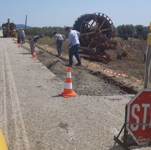 Ασφαλτοστρώσεις στο παραλιακό μέτωπο του δήμου Μαρώνειας Σαπών