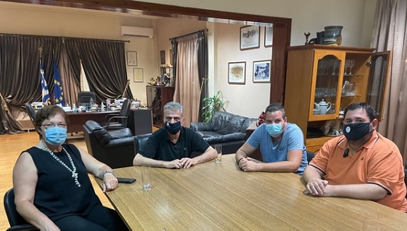 Συνάντηση του δημάρχου Ορεστιάδας με εκπροσώπους φορέων σχετικά με το άνοιγμα του τελωνείου Καστανεών