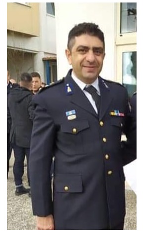 Ο Κωνσταντίνος Κουκουλομάτης διοικητής της πυροσβεστικής υπηρεσίας Αλεξανδρούπολης