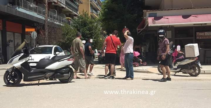 Τώρα: Τροχαίο με δίκυκλο στο κέντρο της Ορεστιάδας