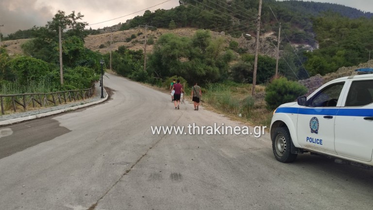 Συνδρομή της Ελληνικής Αστυνομίας στην αντιμετώπιση της πυρκαγιάς στην δασική περιοχή Δαδιάς Έβρου