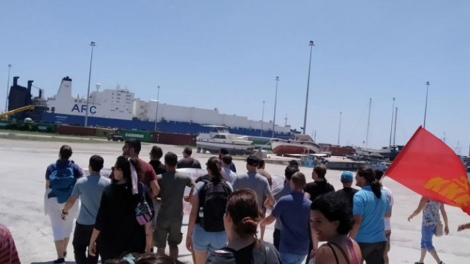 Νέος και απόλυτος αιφνιδιασμός μελών του ΚΚΕ στο λιμάνι της Αλεξανδρούπολης