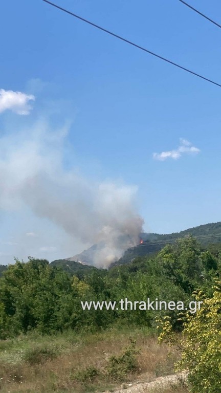 Τώρα: Φωτιά κοντά στο φράγμα Λύρας